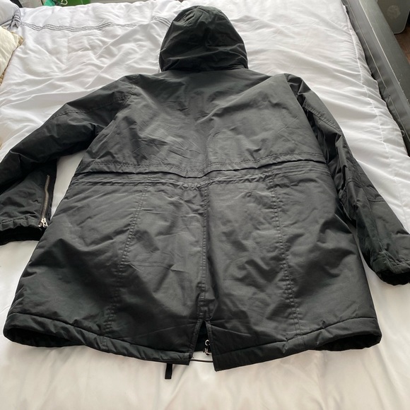 Black Winter Coat PLUS SIZE - Picture 2 of 2